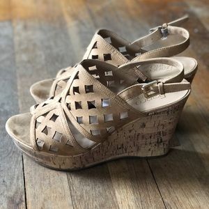 Franco sarto tan wedges